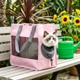 thumbnail image 1 of Pet Tote Carrier Bag with Head Opening, Breathable Mesh Window Cat Dog Travel Bag for Small Pets, Portable Carrying Bag for Outdoor Use, 1 of 6