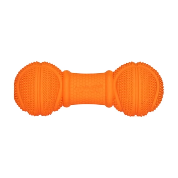 Pet Toy Ball, Natural Rubber, Cute Squeaky Ball, -dispensing Ball, Cotton Rope, Medium To Large Dog Toy,Pet Toys for Self Play,Gifts for Pets and Pet Lovers(A)