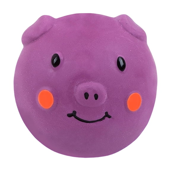 Pet Toy Ball, Squeaky Pig Design, Food-Grade Latex, Safe for Dogs & Cats, Interactive Play Toy, Perfect for Indoor & Outdoor Fun, Cute Pet Play Ball for Pets