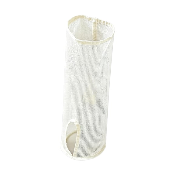 Pet Toy Storage Mesh Bag, Wall Mounted Cat Wand Organizer, Multi Pocket Pet Supply Holder, Pet Toy Storage Bag Indoor Hanging Door Pet Toy Saver Space Saving Closet (Monotube)