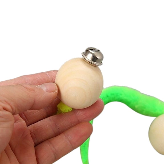 Pet Toys Cat Wiggly Worm 5PC Toy Patio Garden for with Interactive 5PCS,19.5 cm,Multicolor