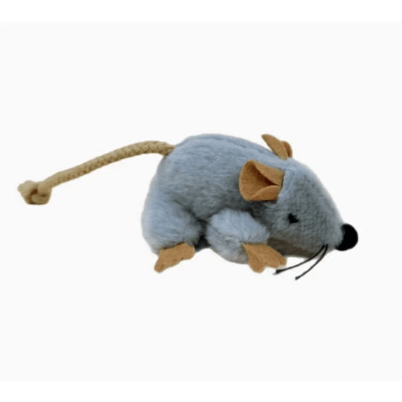 Pet Toys Cat Interactive Toy Realistic Wagging Tail with Built-In Sound for Indoor Outdoor Cats Stimulates Motion and Play