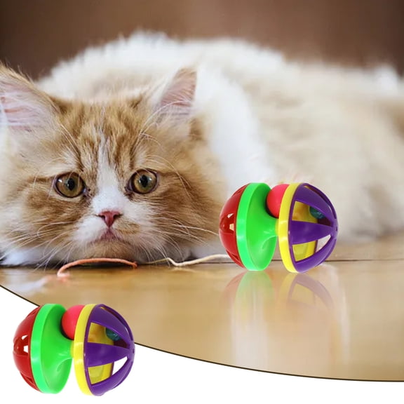 Pet Toys Cat Toy Jingle for Interactive Training and for Cats, 8.5 cm, Blue