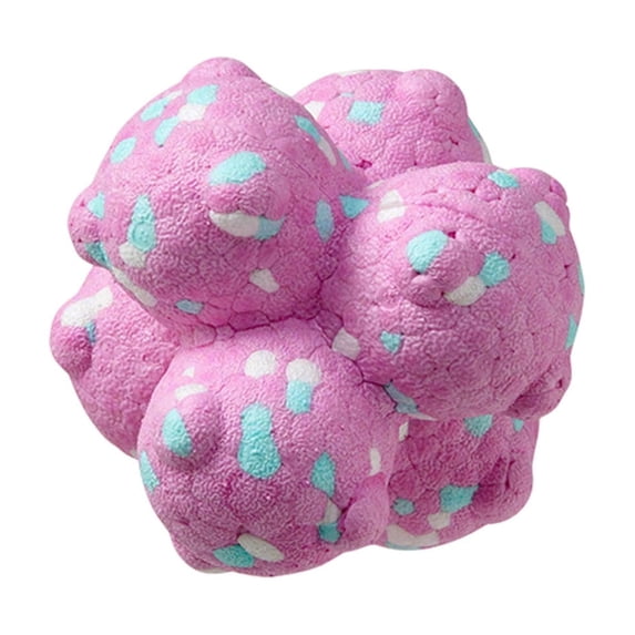 Pet Toys - Dog Agility Training Ball - Molecular Ball - -resistant And Chewing Ball For Relieving Boredom - ETPU Pet Ball,Pet Toys for Self Play,Gifts for Pets and Pet Lovers(Pink)