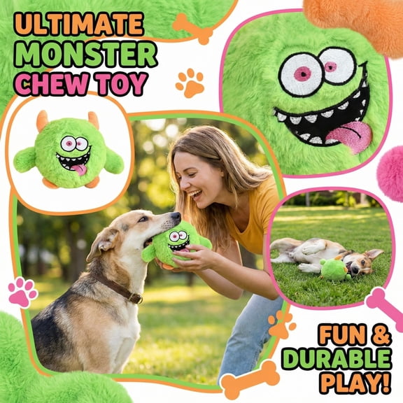 Pet Toys Green Spiky Ball Extra Large, Bite Resistant Molar Teeth Grinding Boredom Relief Chew Toy