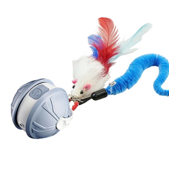 Pet Toys - Indoor Interactive Roller Motion Sensing Toy for Cats and Dogs Rechargeable Fatigue Buster and Entertainment Device for in Home Environment