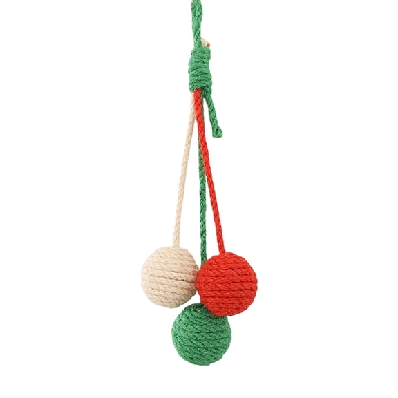 Pet Toys Interactive Hanging Cat Rope for Indoor Scratching and Chewing - Durable Sisal Rope Toy for Cats
