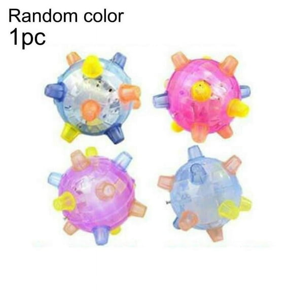 Pet Toys Jumping Activation Ball LED Jump Dance Balls For Dog gif Toys new I4Y5