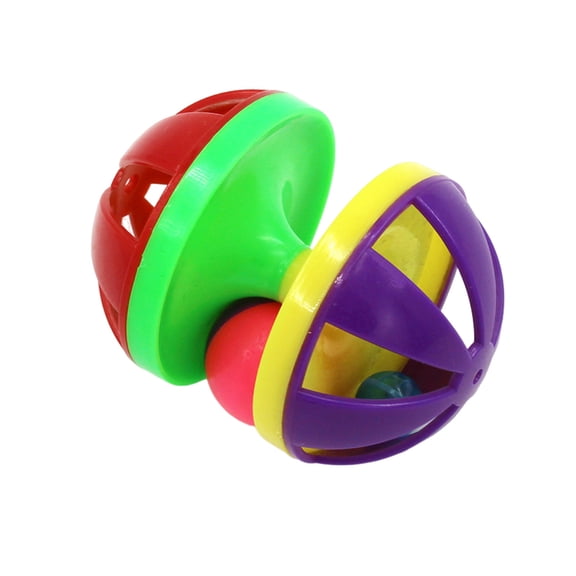 Pet Toys for Cats Interactive Cat Toy Jingle Jingle Pounce Rattle Training Game Stimulating Play, 8.5 cm, Blue
