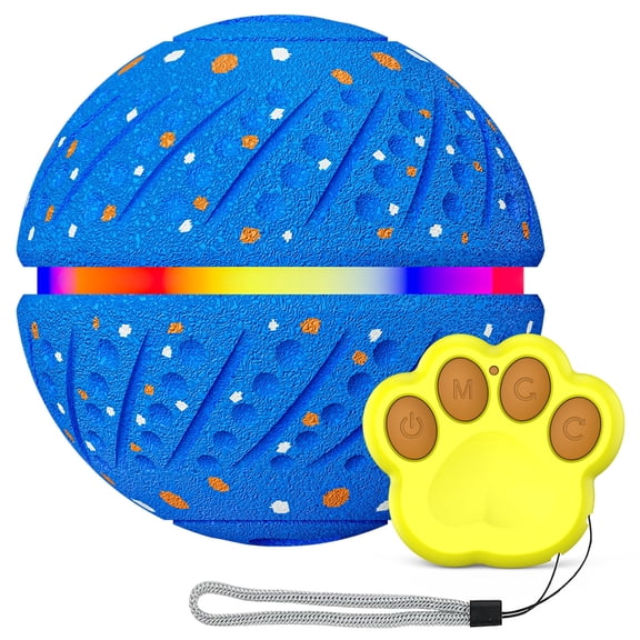 Pet Toys for Dogs Yifan, Interactive Smart Automatic Bouncing Dog Toy Ball, 3 Play Modes, Waterproof Design, Motion Sensing Function (Orange)