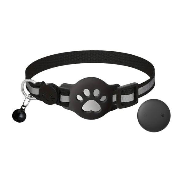 Pet Tracker,GPS Collar for Cats (Android & IOS) Smart tag,Waterproof Compatible with Google Find My,No Monthly Fee,Advanced Tracking Solution Smart Collar for Pet Safety Ideal Small Large Cats