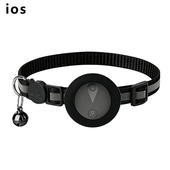 Pet Tracker Holder Compatible with Apple Find My Silicone Protective Case with Collar and Keychain Mount
