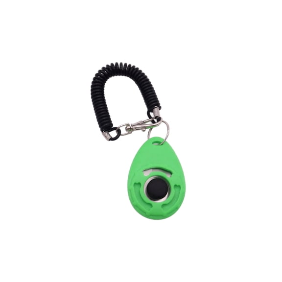 Pet Training Clicker with Wrist Strap, Dog Clicker for Puppy Cat Bird Horse, Trainer Tool Behavior Aids, Loud Sound Clicker for Positive Reinforcement (Green)