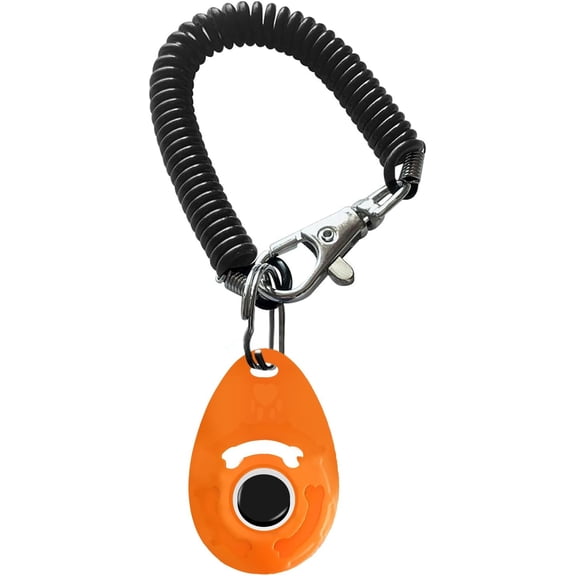 Pet Training Clicker for Dogs - Clicker with Adjustable Wrist Strap - Positive Reinforcement Clicker for Dogs, Cats, Puppies