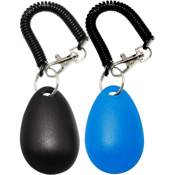 Pet Training Clicker with Wrist Strap, 2 Pack