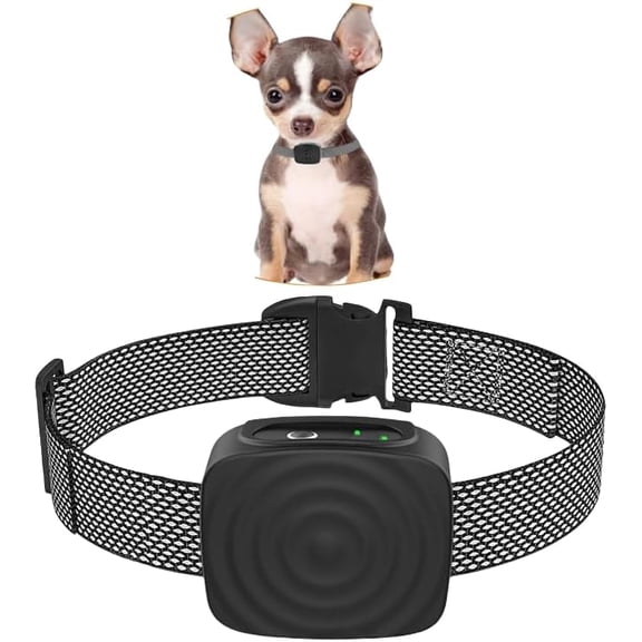 Pet Training Collar,Smart Dog Bark Collar, Anti-Barking Device with Smart InterferenceEffective AI Bark Collar with Adjustable Beep Vibration Modes & 5 Sensitivity USB RechargeableIP67 Waterproof