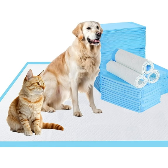Pet Training Dog Pee Pads 32" x 36" Disposable Pee Pads Superior XX-Large Puppy Pads Waterproof Disposable Training Pads for Dogs Cats Rabbit, Heavy Duty Leak-Proof Quick Dry