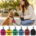Pet Training Pouch with Dual Zipper Pockets, Dog Walking Poop Bag ...
