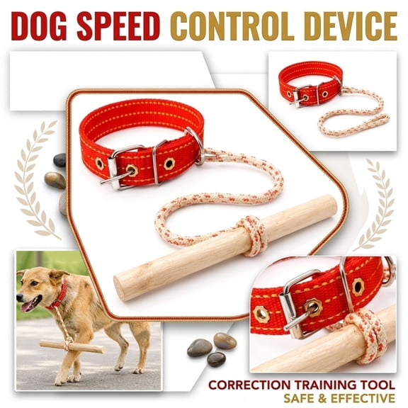 Pet Training Stick Anti-Bite Correction Tool for Dogs with Circle and Stick and Rope Set (1PC*Circle +1PC Stick +1PC Rope)