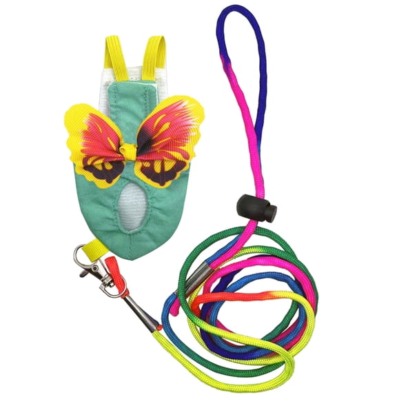 Pet Training Supplies Anti-bite Harness Leash and Beautiful Vest for Parrots
