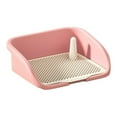 thumbnail image 1 of Pet Training Toilet Dog Litter Tray Puppy Pee Tray Bedpan Mesh Grids Washable Dog Toilet for Small Medium and Large Dogs Supplies S, 1 of 9