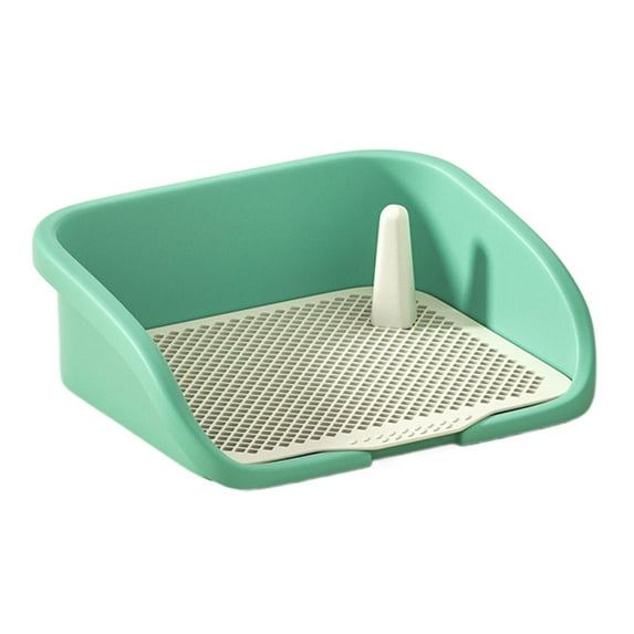 Pet Training Toilet Dog Litter Tray Puppy Pee Tray Bedpan Mesh Grids Washable Dog Toilet for Small Medium and Large Dogs Supplies S
