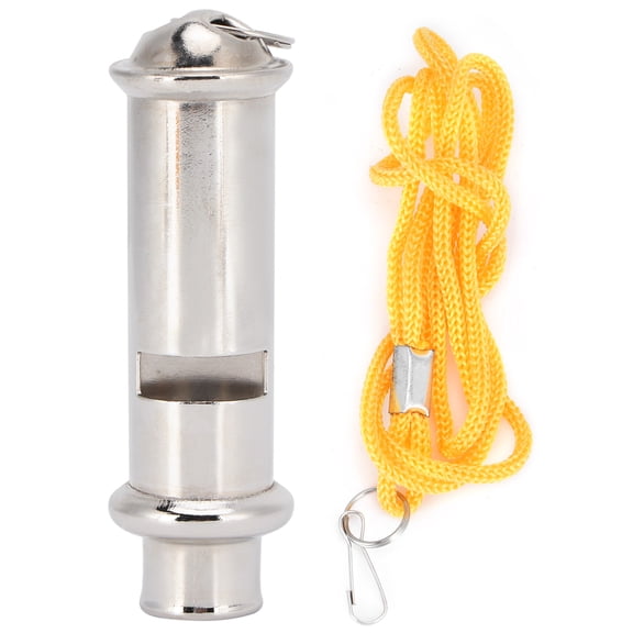 Pet Training Whistle, Ultrasonic, Compact Stainless Steel Design With Lanyard, Perfect For Birds Pigeons