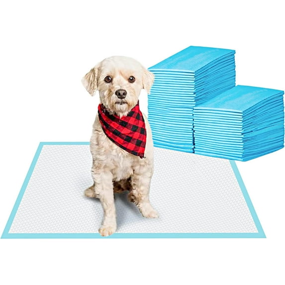 Pet Training and Puppy Pads Pee Pads for Dogs 23.6"x23.6" Super Absorbent & Leak-Proof, 40-Count Dog Pee Pad