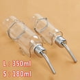 thumbnail image 1 of Pet Transparent Water Bottle Plastic Drinking Bottle Feeder for Dogs Cats, 1 of 7