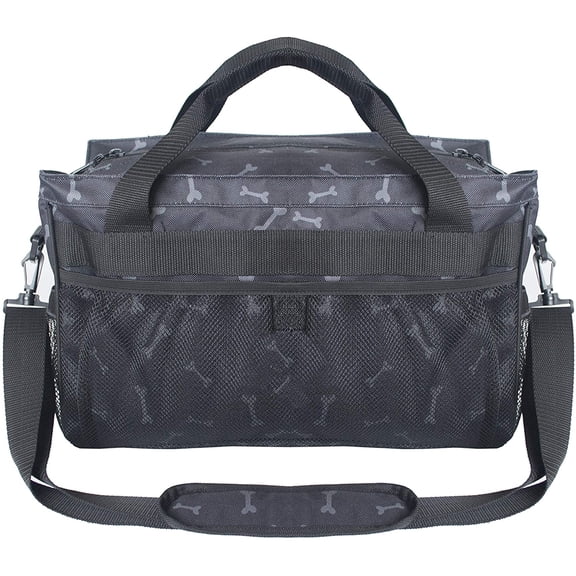 Pet Travel Bag with Collapsible Bowl, Large Capacity Dog for Weekend Trips