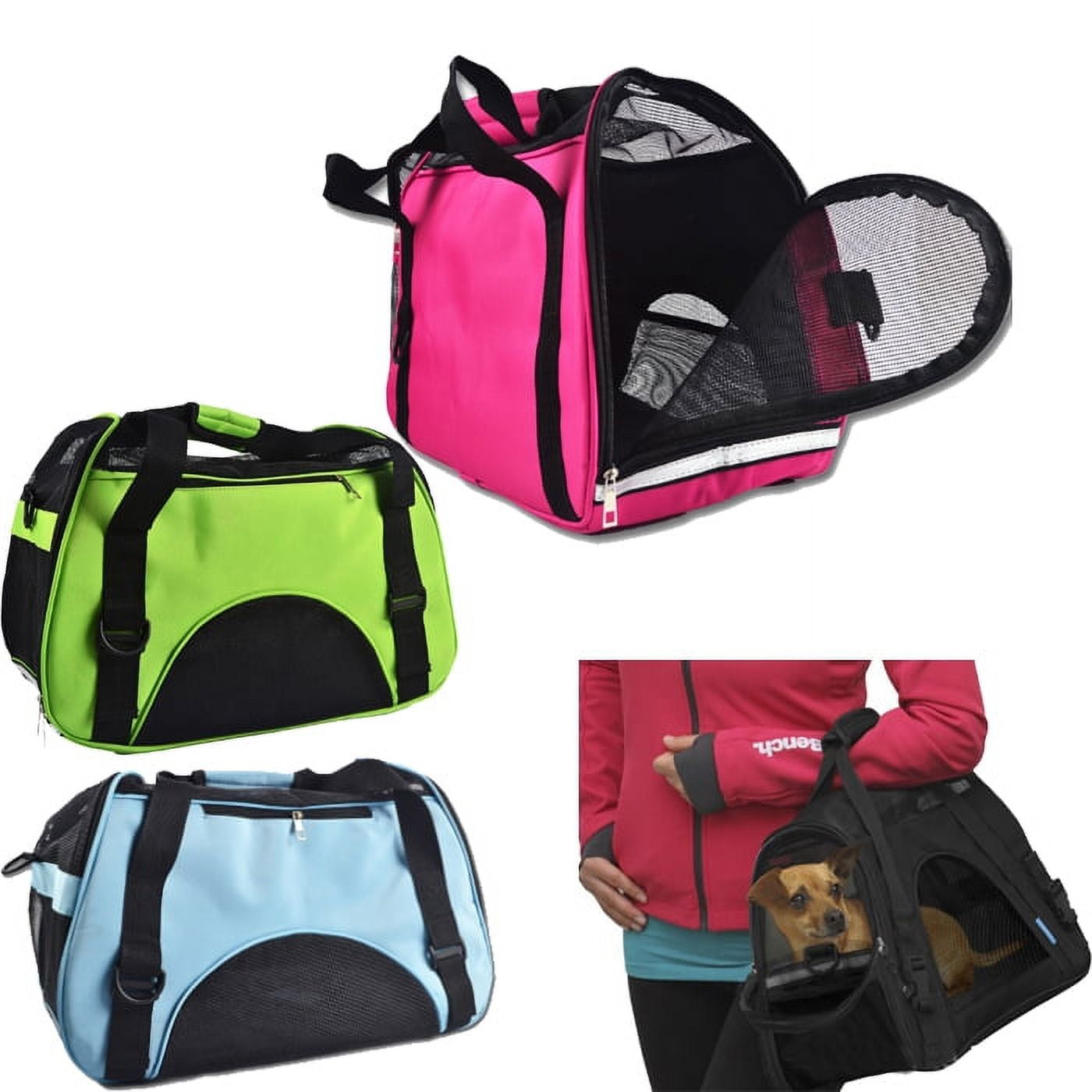 PRAETER Outdoor Double Shoulder Backpack for Pet Travel Foldable