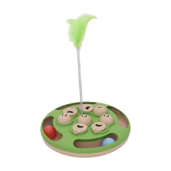 Pet Treat Dispenser Toy, Interactive Rotating Puzzle Feeder for Dogs and Cats, Foraging Sniffing Toy, Mentally Stimulating IQ Training Slow Feeder Base