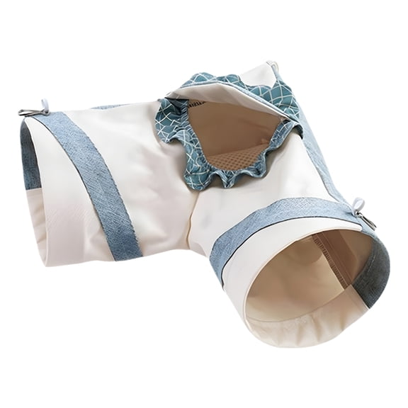 Pet Tube Habitat With Hanging Functionality Water Resistant Fabric Safe Exploration Space For Rodents And Exotic Animals