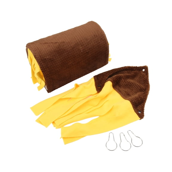 Pet Tunnel House Multi Functional Playing Small Pet Hideout Tube with Hammock for Hamster Guinea Pig