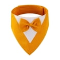 thumbnail image 1 of Pet Tuxedo Bandana with Bow Tie Adjustable Formal Dog Cat Suit Bib Scarf Cute Costume Accessory for Wedding Birthday Holiday Party Pet Photoshoots,1pack, 1 of 4