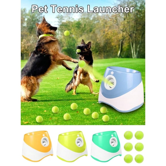 Pet USB Charging Ball Thrower, Automatic Launcher for Small/Medium Dogs Outdoor Play. Perfect Gift For 2026.