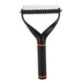 Pet Undercoat Rake 2 Sided Dematting Constantly Headed Metal Blade