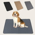 thumbnail image 1 of Pet Urine Pad Thickened Washable Deodorizing Absorbent Mat | Reusable Quick Drying Pet Floor Mat | Waterproof Soft Bedding for Dogs | 1 Pack | Long Lasting | Home Car Outdoor Use | 1 Piece Included, 1 of 4