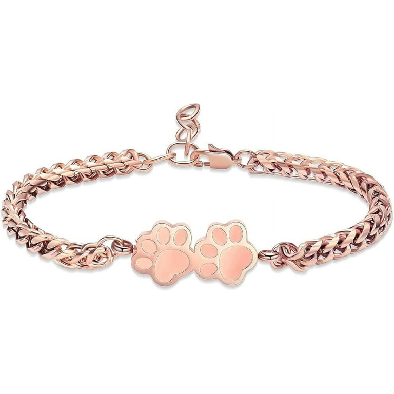 Pet Urn Bracelet for Dogs Ashes Cremation Bracelet Adjustable