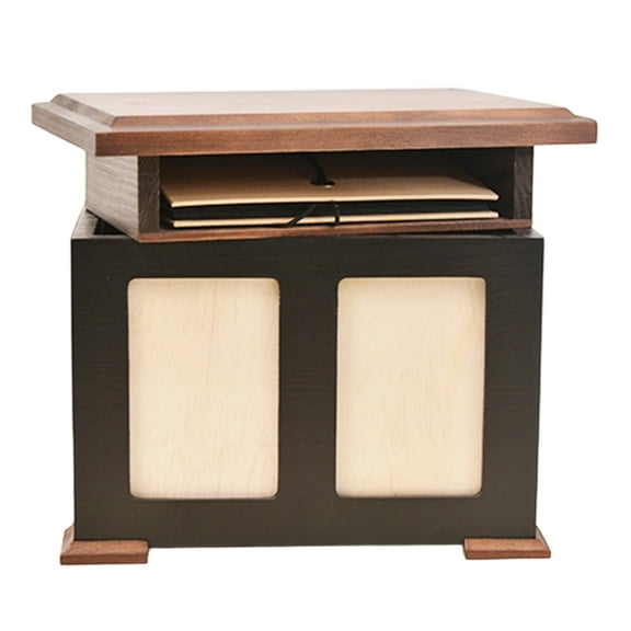 Pet Urn Casket Ashes Wooden Box for Pet Caskets Memorial Small Urn Container