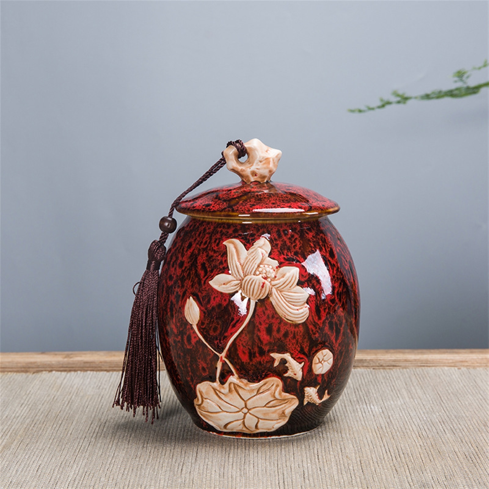 Pet Urn Cat Urn Dog Urn Small Animal Urn Brightly Colored Carved Ceramic POTS Ssouvenirs Urn
