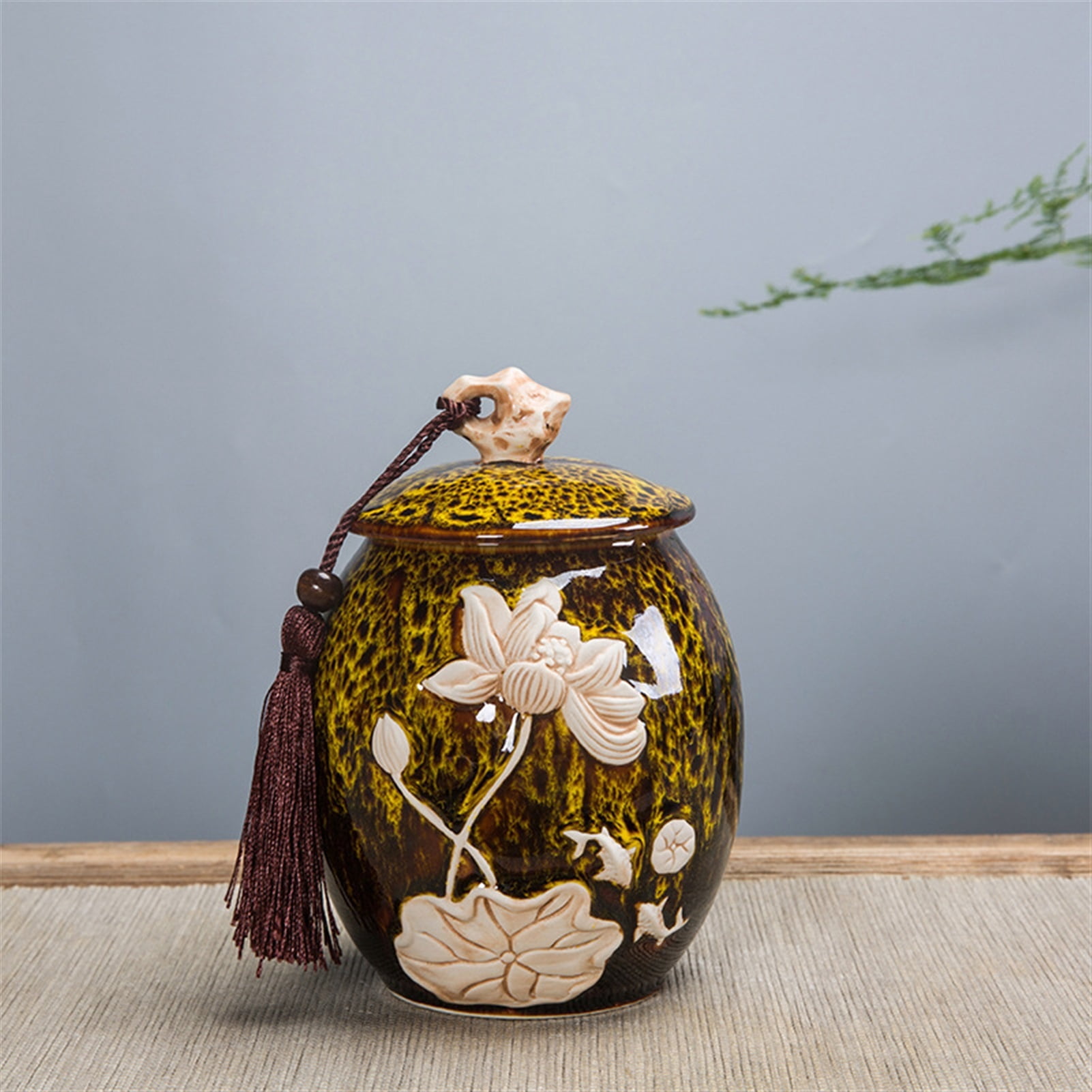 Pet Urn Cat Urn Dog Urn Small Animal Urn Brightly Colored Carved Ceramic POTS Ssouvenirs Urn