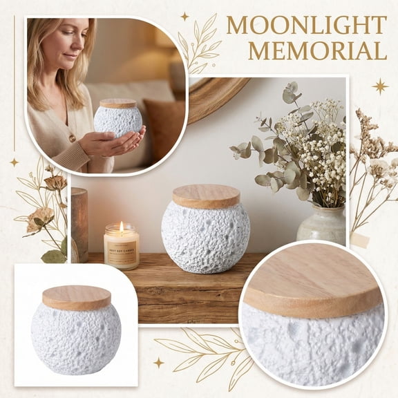 Pet Urn, Creative Memorial Urn For Pet Ashes, White Keepsake Urn For Dog Cat Bird, Funeral Memorial Urn For Pet Loss, Sympathy Gift For Pet Owner, Pet Remembrance Urn
