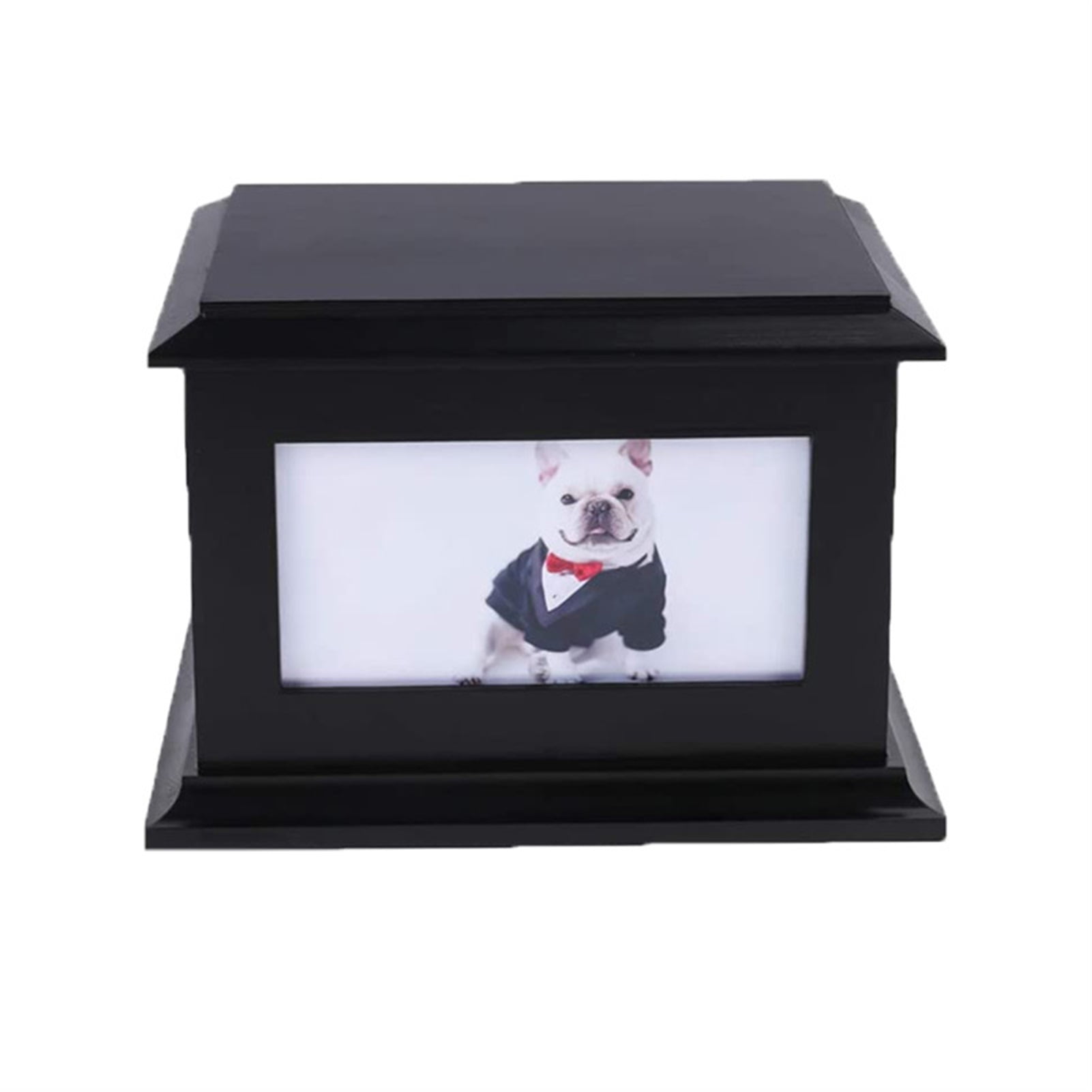 Pet Urn Dog Cat Funeral Custom Pet Commemorative Ebony Sealed Anti-corrosion And Moisture Proof Tombstone Pet Coffin
