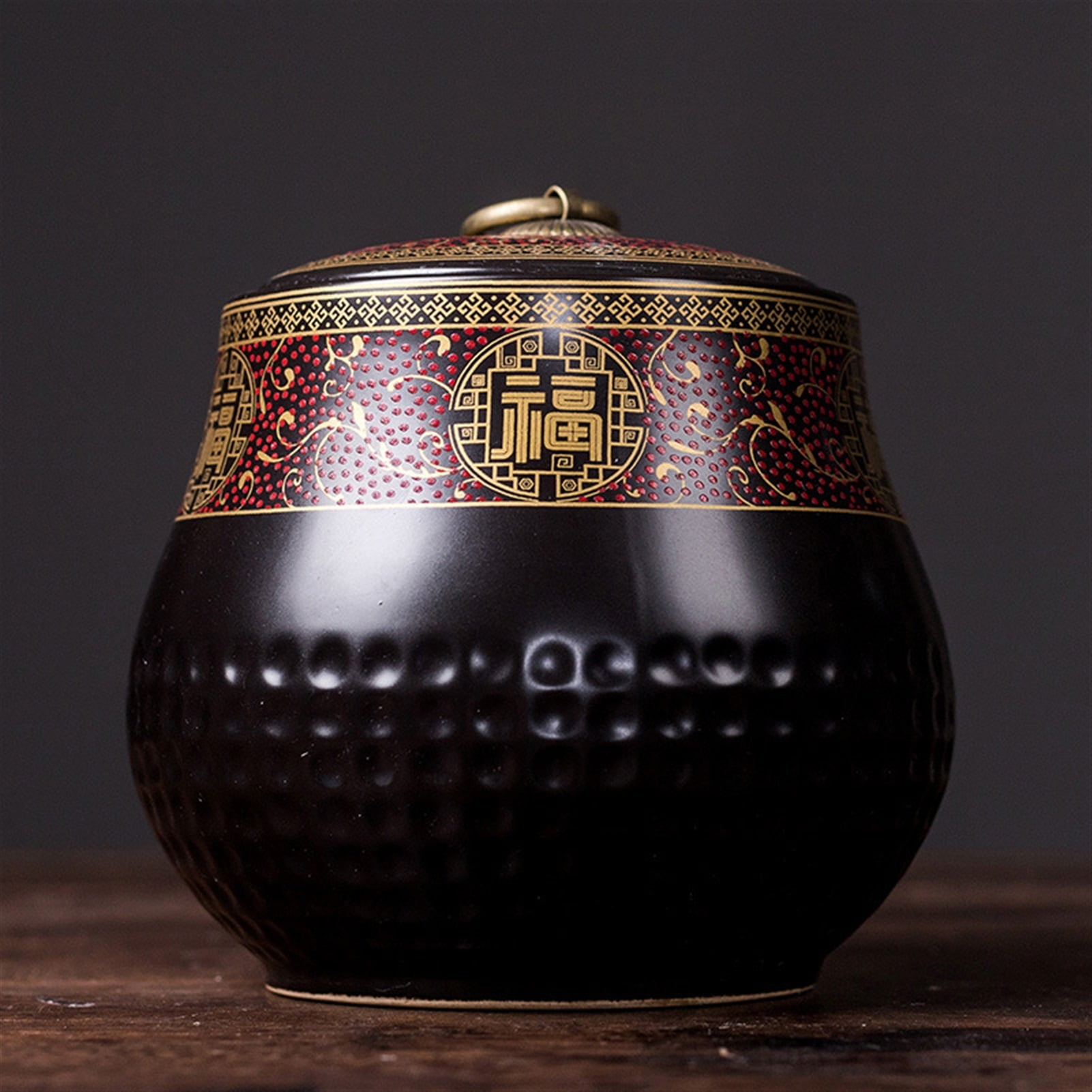 Pet Urn High End Ceramic Pot Classical Sealed Pot Animal Birds Amphibian Universal Cremation Ash Pot