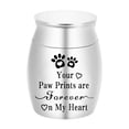 thumbnail image 1 of Pet Urn Memorial Jar for Cats and Dogs, Aluminum Alloy Urn with Secure Closure and Velvet Bag, Elegant Memorial for Cherished Pets, Lasting Tribute to Your Furry Companion, 1 of 6