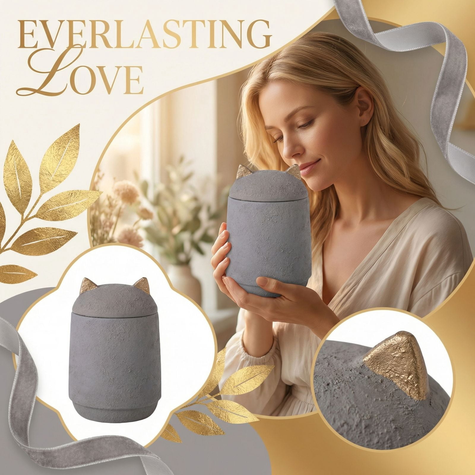 Pet Urns Ashes Prepared for Dogs, Ceramic pet Souvenir Urns,Photo Box pet Crematorium,Cat Urn Dog Urn