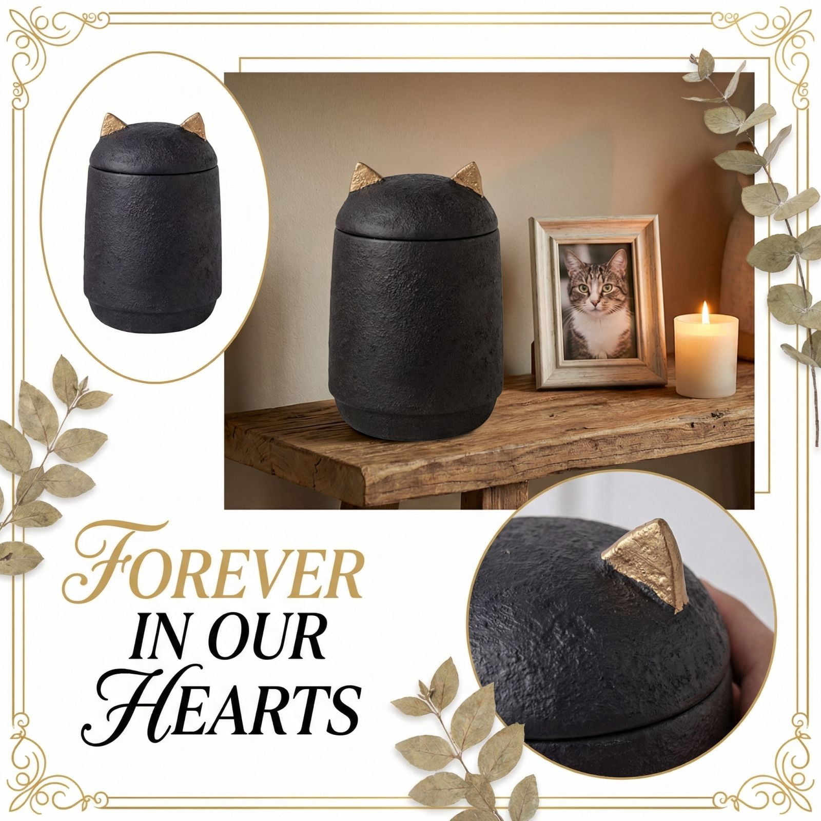 Pet Urns Ashes Prepared for Dogs, Ceramic pet Souvenir Urns,Photo Box pet Crematorium,Cat Urn Dog Urn