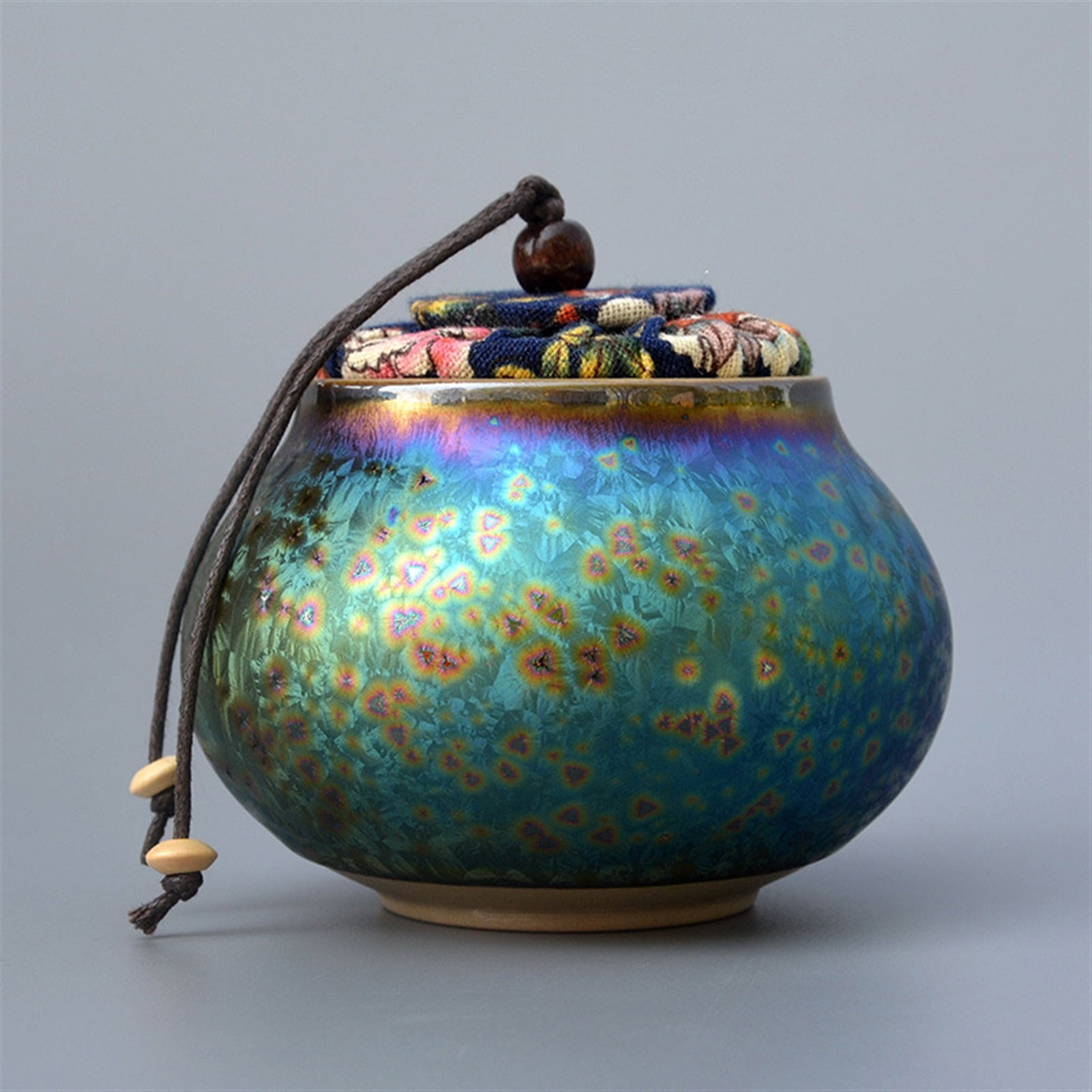 Pet Urns Cremation Animal Ashes Dog Urns Cat Urns Ceramic Tienmu Glaze Cremation Urn