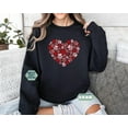 thumbnail image 1 of Pet Valentine Paw Heart Sweatshirt, Pet Lover Valentine Shirt, Cute Dog Lover Valentines Hoodie, Dog Mom Valentine Day Sweatshirt, Gift Idea Sweatshirt All Size S-5XL, 1 of 5